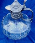 Antique 1903 Glass Silver L m y a  Regatta Milwauke Yachting 1st Place Trophy 