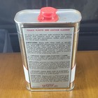 Texaco Plastic   Leather Cleaner 16 Fl Oz 1 Pint Silver Metal Can Gas   Oil