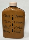 Whiskey Pocket Flask Leather Wrap 1920s Kesmocs One Drink    Woman  Dog