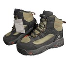 Korkers Greenback Wading Boots Mens Size 8 Green Black Omnitrax Fishing Shoes