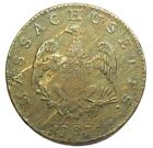 1787 Massachusetts Cent Colonial Copper Coin 1c - Rare Early Colonial Coin 