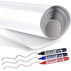 White Board Sticker  Dry Eraser Paper For Wall  Upgrade Pet-no Ghost 45 Xft  1