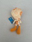 Tweety Bird 9  Looney Tunes Plush Stuffed Toy Yellow Orange Flowers Warner Bros