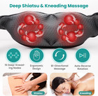 Shiatsu Neck Massager With Heat For Pain Relief  Not Cordless