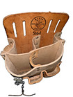 Vintage Klein Tools 5164 Thick Leather 8 Pocket Electrician Tool Pouch   Holster