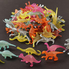 78pcs Glow In The Dark Dinosaur Toys Set  Mini Plastic Realistic Dinosaur Figure