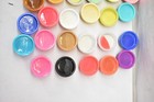 Lot Of 65 Play Doh Bulk 1 Oz Modeling Compound Cans Assorted Glitter plain dual