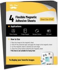 Customizable 8  X 10  Adhesive Magnetic Sheets - 4 Pack For Unlimited Creativity