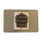 Canadian National Railroad Vintage Belt Buckle Silver Tone