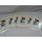 7 Wheat Straw Floral Greeting Cards Handmade China Orchids Orchid 32506 Asian
