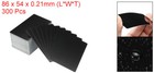 300pcs Metal Business Cards Blank Aluminum Laser Engrave Printable Black