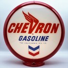 Chevron Gasoline Gas Pump Globe -  13 5  - Ships Assembled  Free Shipping 