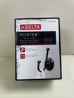 Delta Porter Double Towel Robe Hook In Oil Rubbed Bronze 78435-ob1
