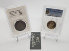 10 Pack 2 6 Inch Clear Display Easel Stand Holder 4 Us Slab Coin Pcgs Ngc Anacs