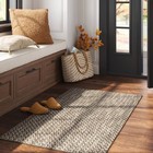 2 6 x3 8  Washable Weave Herringbone Accent Rug Cream - Threshold