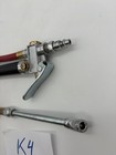 Tire Inflator Gauge Air Chuck Hose Trigger Handle Tool K4
