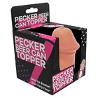 Pecker Beer Can Topper - Adult Gag Gift Funny Novelty Bachelorette Party Supply