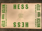 Lot Of 2 Vtg Hess Fuel Oil Station Add A Mat 1955 Sign Stand For Truck Boat Toy
