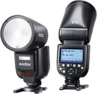 Godox V1 Pro N V1pron Ttl Round Head Camera Flash Speedlite With Battery  Nikon
