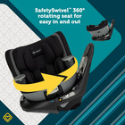 Safety 1        Turn And Go 360   Rotating All-in-one Convertible Car Seat  Black Bea