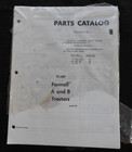 1939-47 International Harvester Farmall A   B Tractor Parts Catalog Manual 1949
