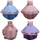 Flower Girls Princess Dress Party Wedding Bridesmaid Christmas Kids Dresses Gown