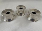 Gorham Trend Mid-century Sterling Silver Candle Holders Set Of Three