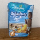 Brand New Pack Of Size 6 Pampers Splashers Disposable Swim Pants  21 Count