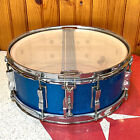 Vintage Ludwig 1965 Jazz Festival Model Snare Drum Blue Sparkle Pearl  Very Nice