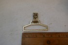Vintage Gold Tone Square Dancing Towel Holder Belt Clip