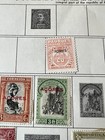 Mint Azores Portugal Overprint Portuguese Colony Stamps On Album Page