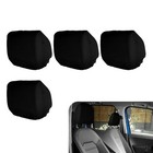 4 Pcs Seat Headrest Covers     Comfortable   Breathable All-round Scratch 