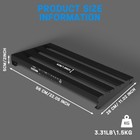 Strich Guitar Pedal Board Built-in Power Supply 22x11  Portable With Cables Bag