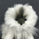 Ty Peaches Persian Cat Plush Cream   Gray Long Hair Green Eyes  14   