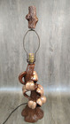 Brest Mfg Abstract Organic Biomorphic Chalkware Tree Lamp Mid Century Modern