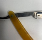 Vintage Bresduck Double Duck Dwarf Straight Edge Razor  Green Bar  Greek s Wedge