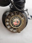 Antique Rotary Dial Candlestick Telephone Vintage Unbranded Complete 