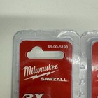  2 Pack  Milwaukee 48-00-5193 5pc 8    10 14 Tpi Sawzall  Blades