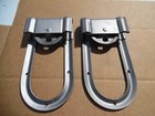  2 Vtg Barn Door Horseshoe Hangers Rollers Use W 1 1 4  Flat Track