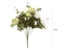 Ezflowery Artificial Peony Silk Flowers Arrangement Wedding Bouquet