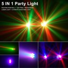 Wireless Control Party Light System Rgbw Led Wash Laser Strobe Uv For Home Disco