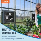 Vevor Shutter Exhaust Fan Shop Exhaust Fan 10   Remote Control Wall-mount Attic