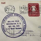 1926 Cobham Peri-columbia Demonstration Flight Cover Pilot Signed Backstamped