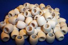 50 Natural Wood 5 8  Barrel Beads  Wooden  Bird Toy Parts Craft W  Hole New   
