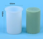 3-pack Cylindrical Candle Molds Reusable Diy Hand Soap Making Mold