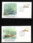 Canada Sc   776- 779   779a Canadian Ice Vessels    Fleetwood Cachet