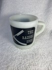 Vintage 5 8 Dubl Duck Goldedge Straight Razor Edge Milk Glass Coffee Usa Fire