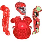 All-star Intermediate S7 Axis Baseball Catcher s Gear  12-16  Scarlet graphite