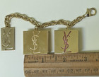 Ysl Yves Saint Laurent Elle Solid Perfume   Lip Gloss Bag Charm 2008 Boxed