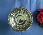 Vintage Oneida Silverplate Pedestal Compote Candy Nut Dish 6  Diameter 3 5  High